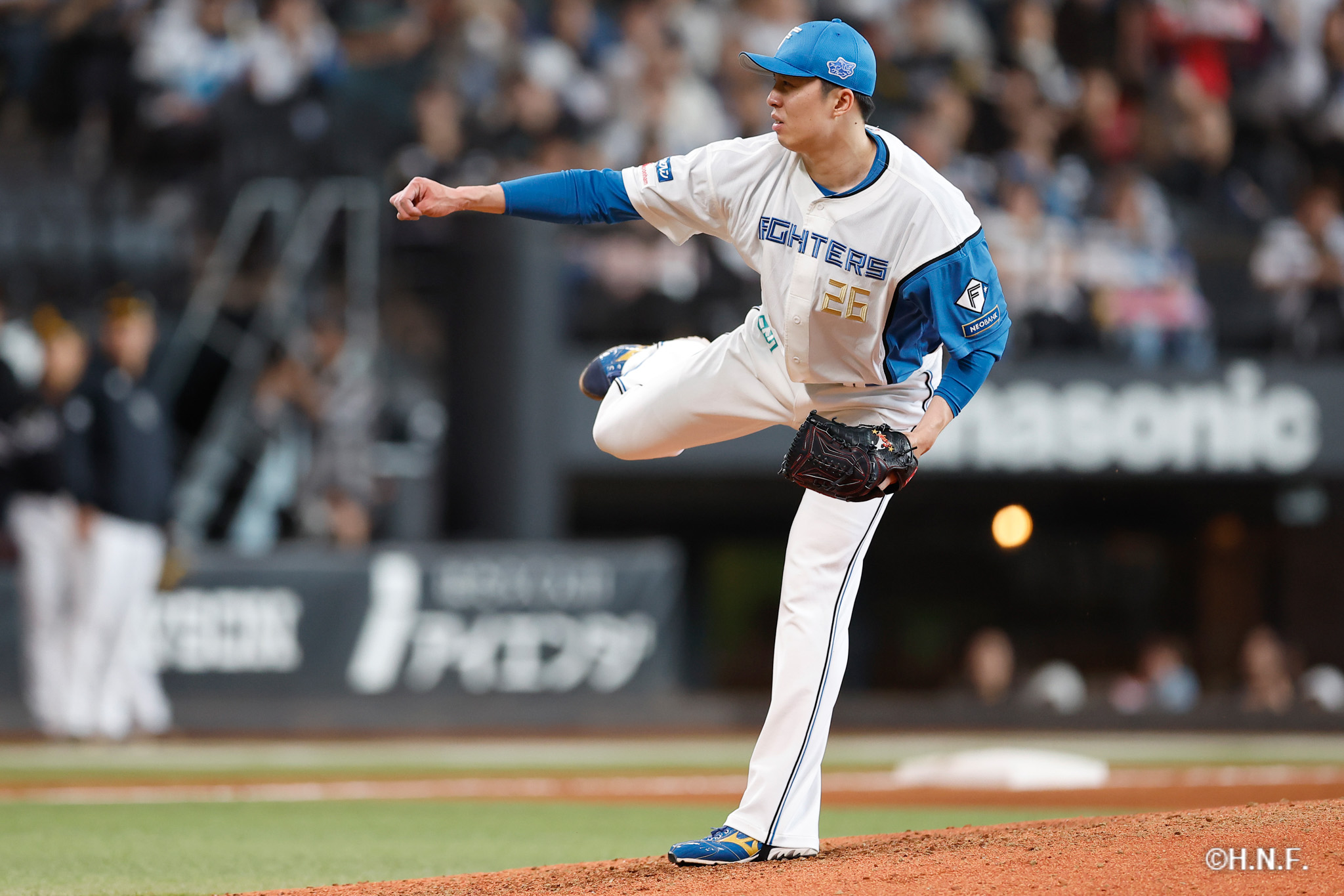 7回表、田中正義投手