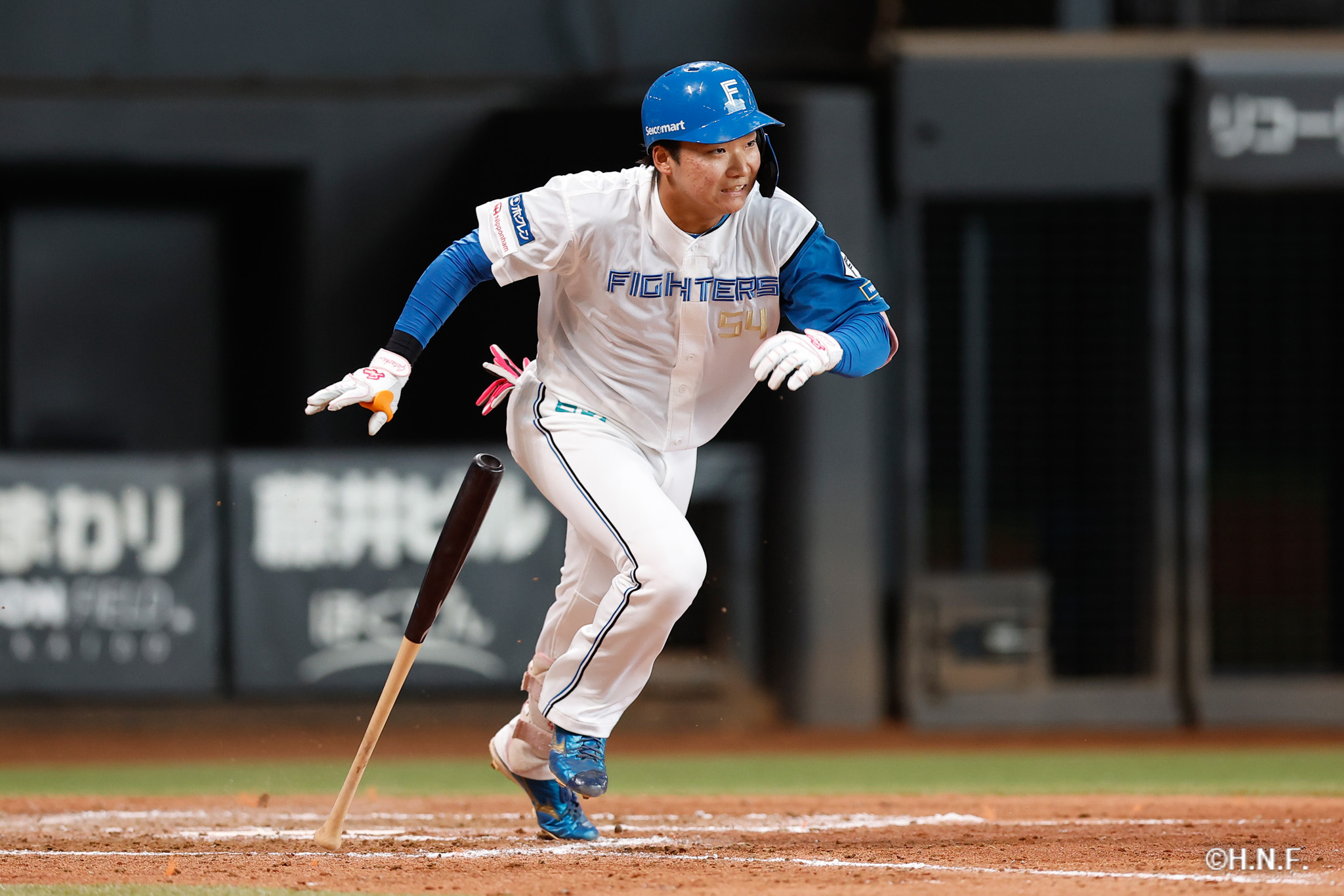 8回裏、山縣選手