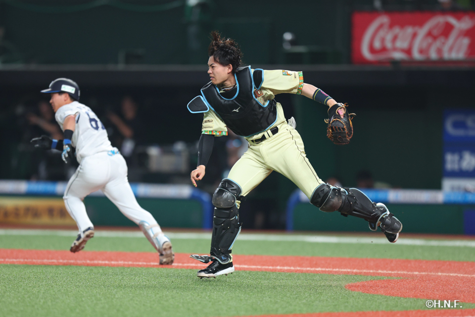1回裏、田宮選手