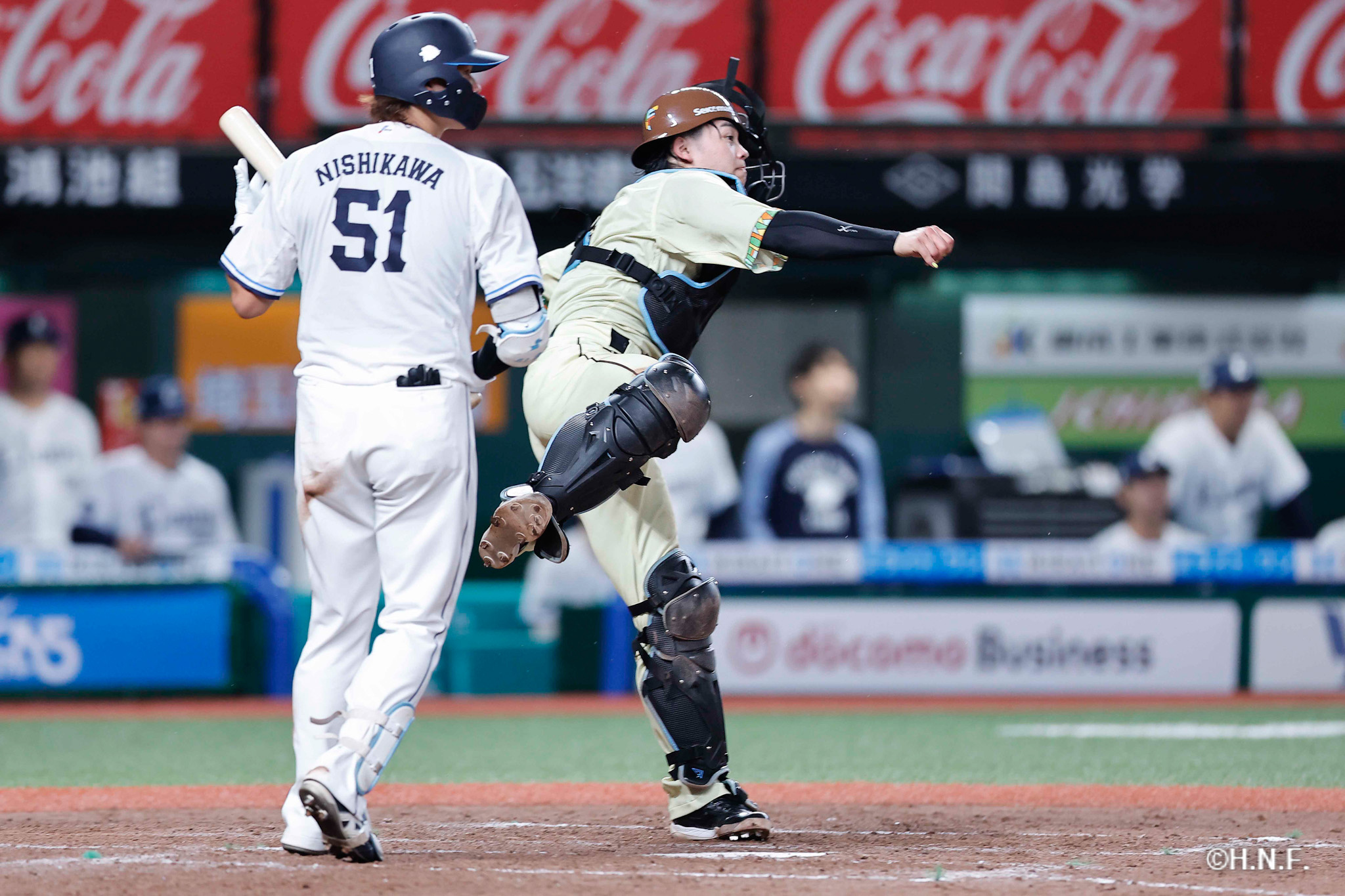 5回裏、田宮選手