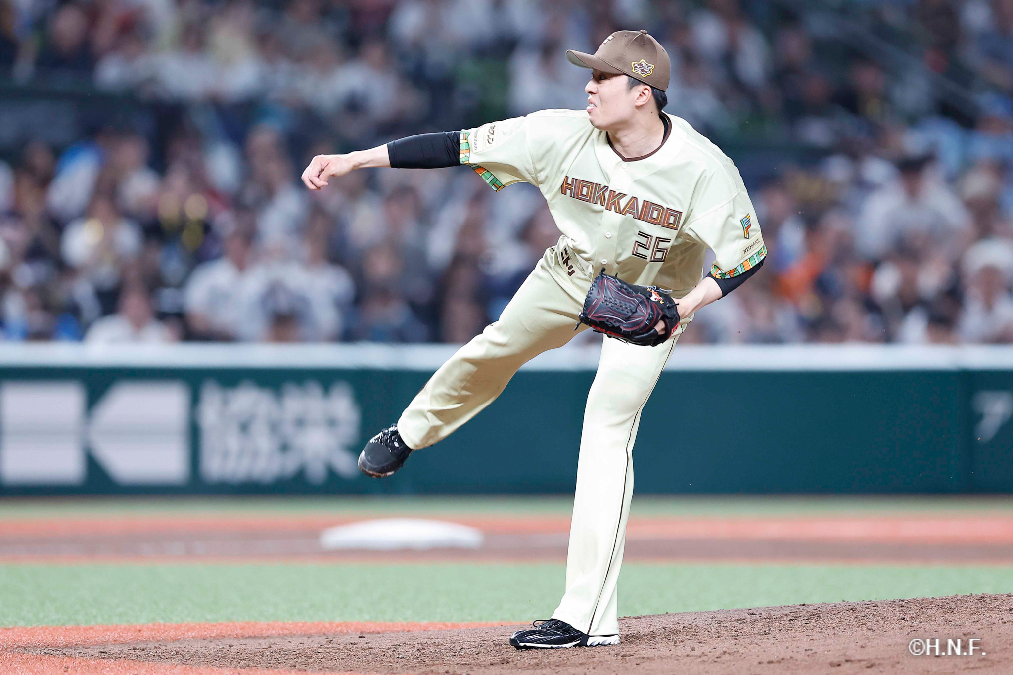 7回裏、田中正義投手