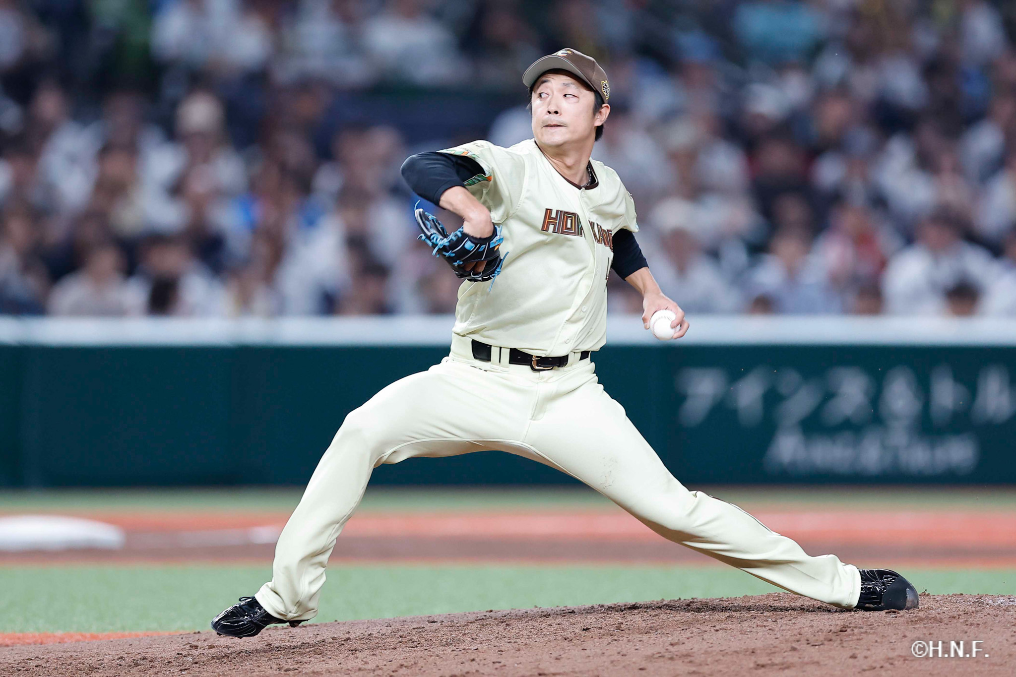 8回裏、島本投手