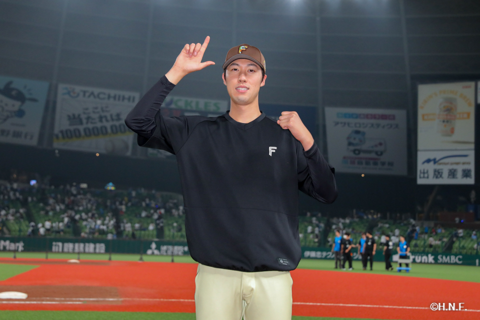 ヒーローの福島投手