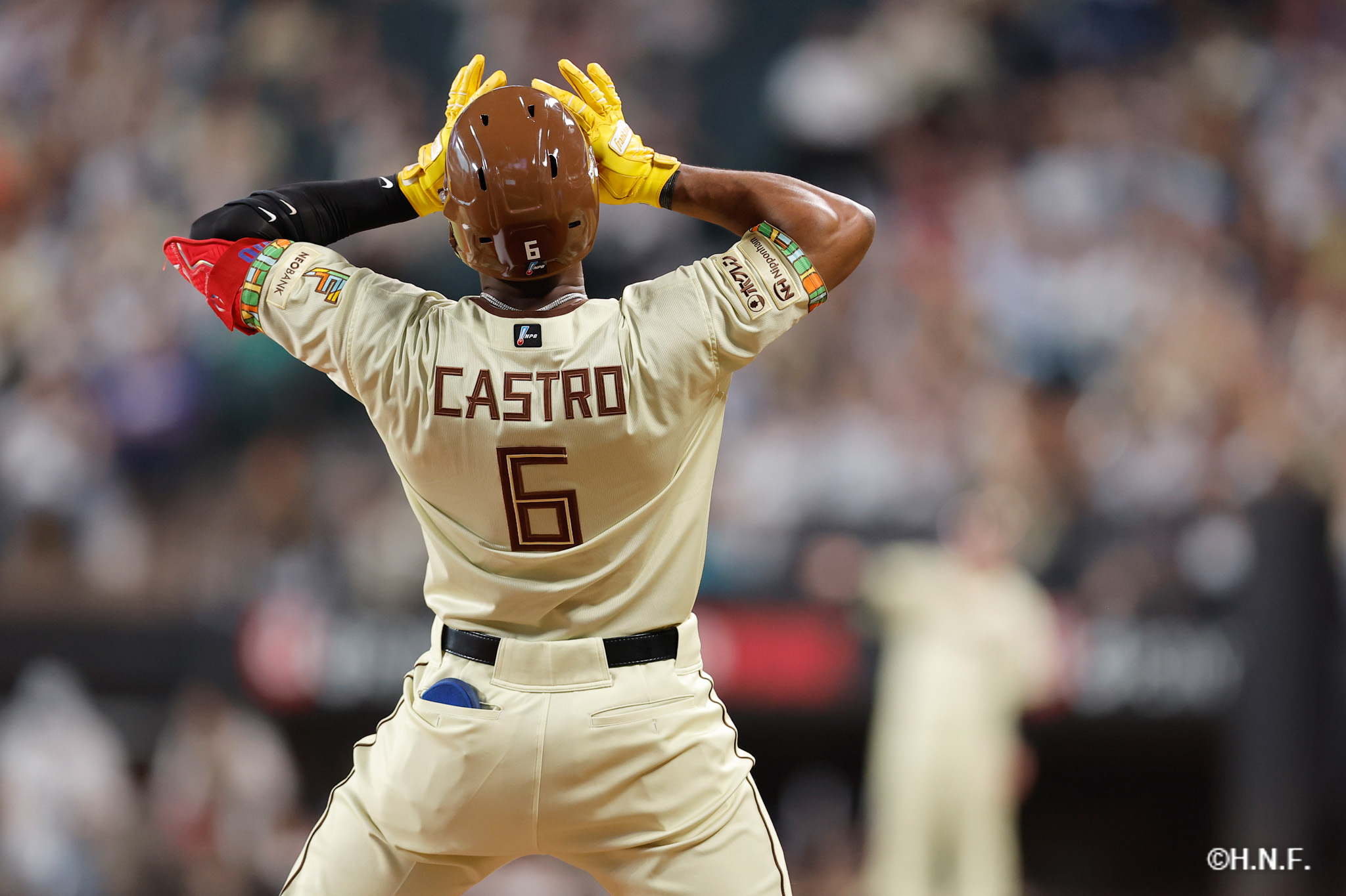 4回裏、カストロ選手02