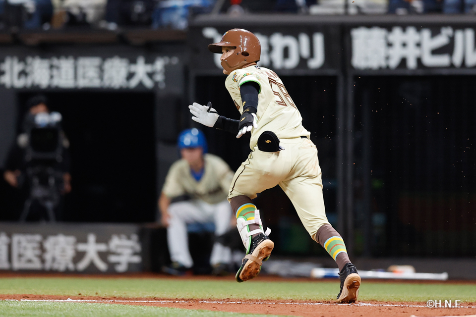 5回裏、奈良間選手