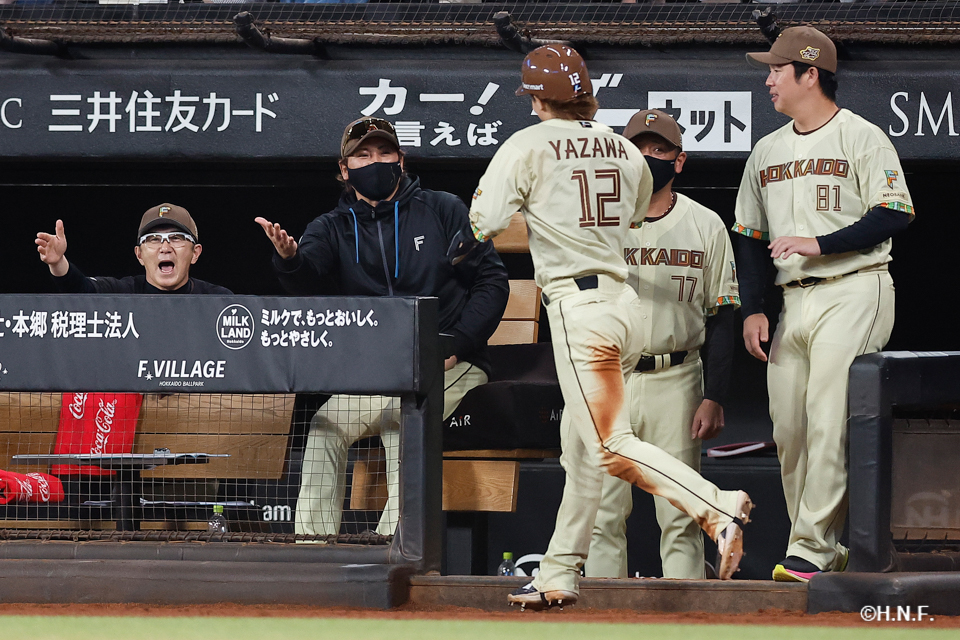 6回裏、矢澤選手