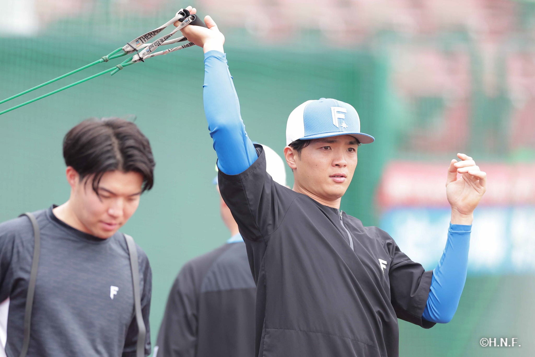 試合前の郡司選手01
