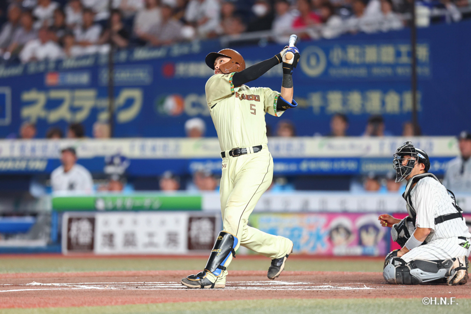 6回表、野村選手01