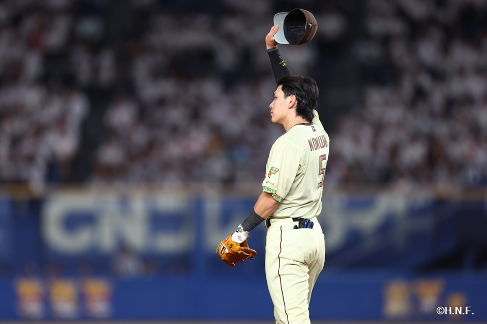 6回裏、野村選手