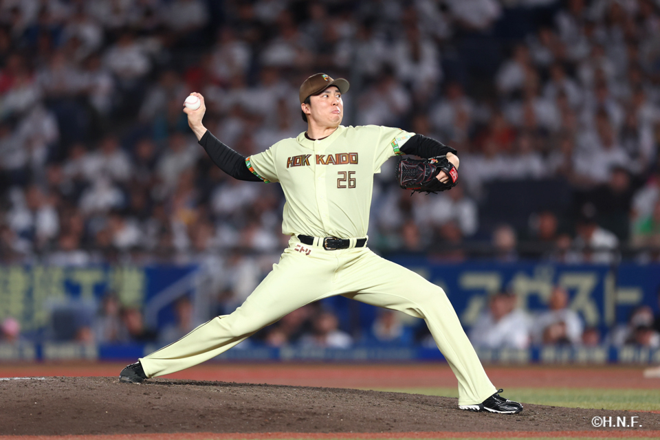 7回裏、田中正義投手