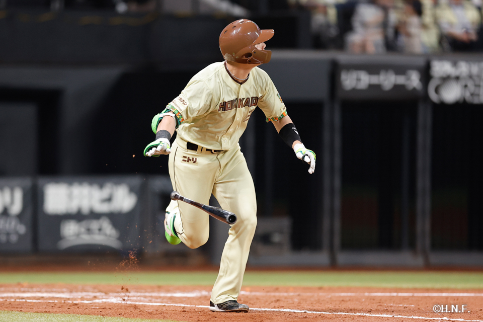 4回裏、清宮選手