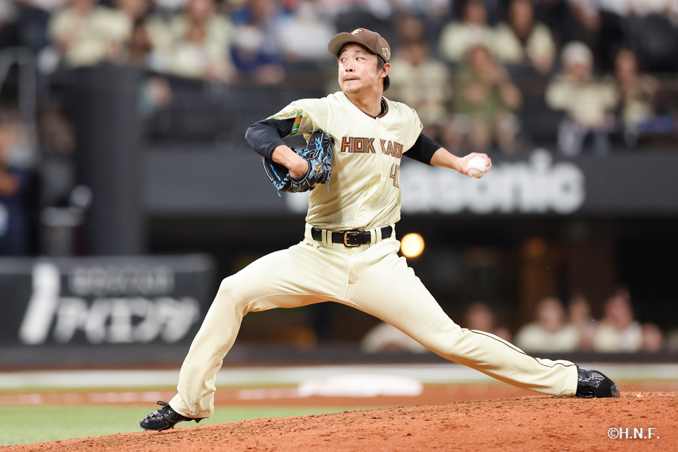 8回表、島本投手