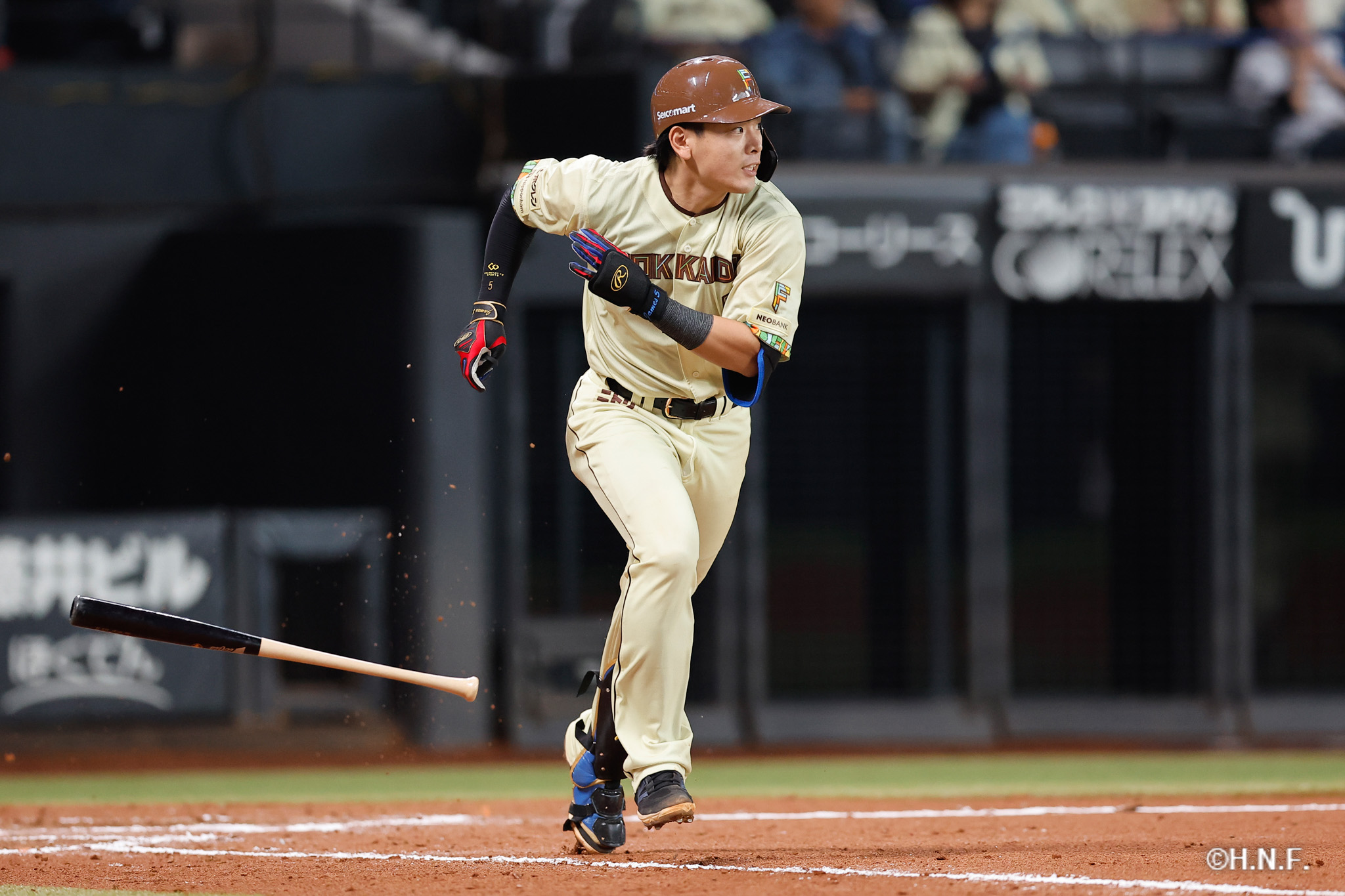 7回裏、野村選手