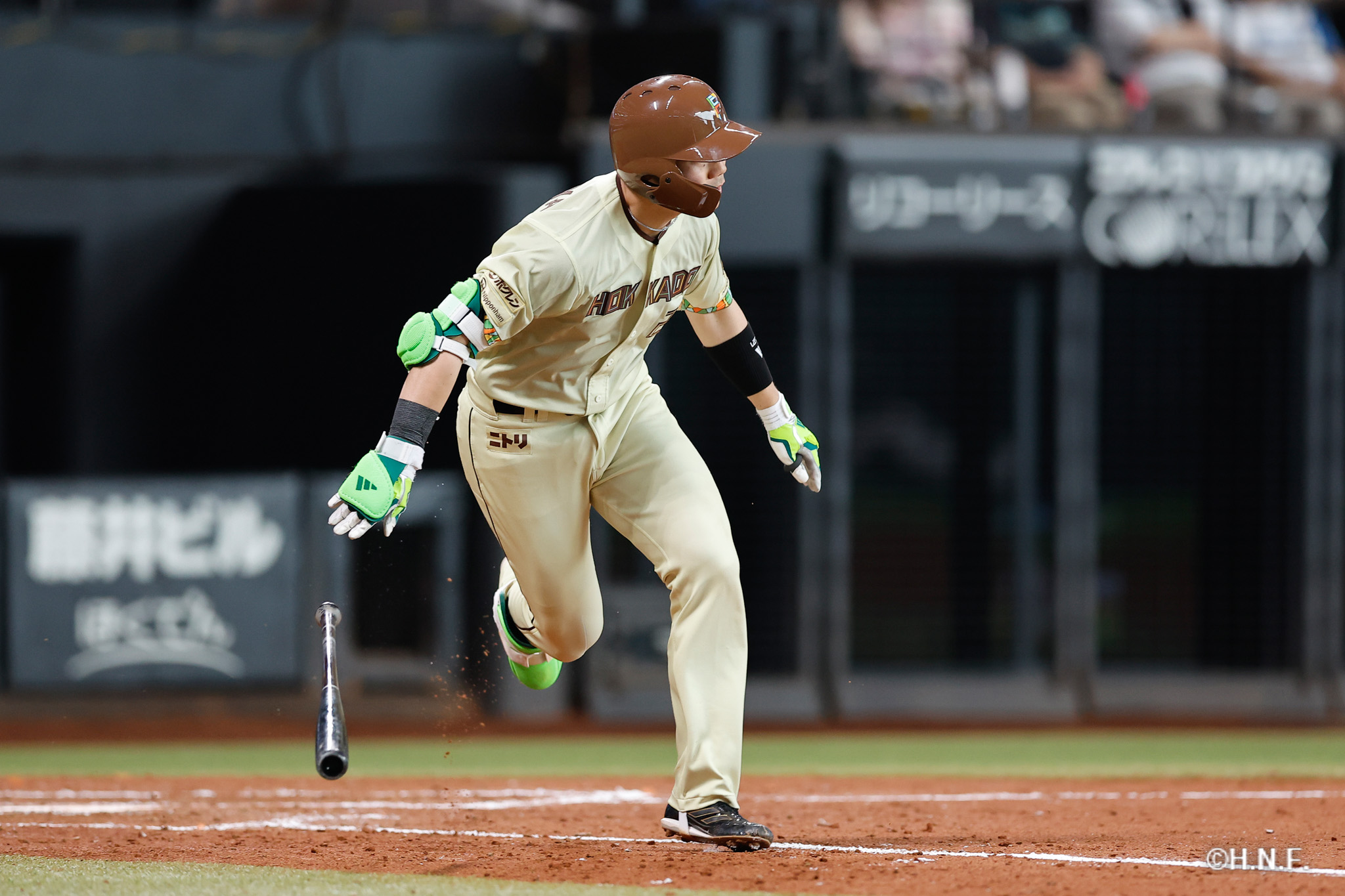 5回裏、清宮選手