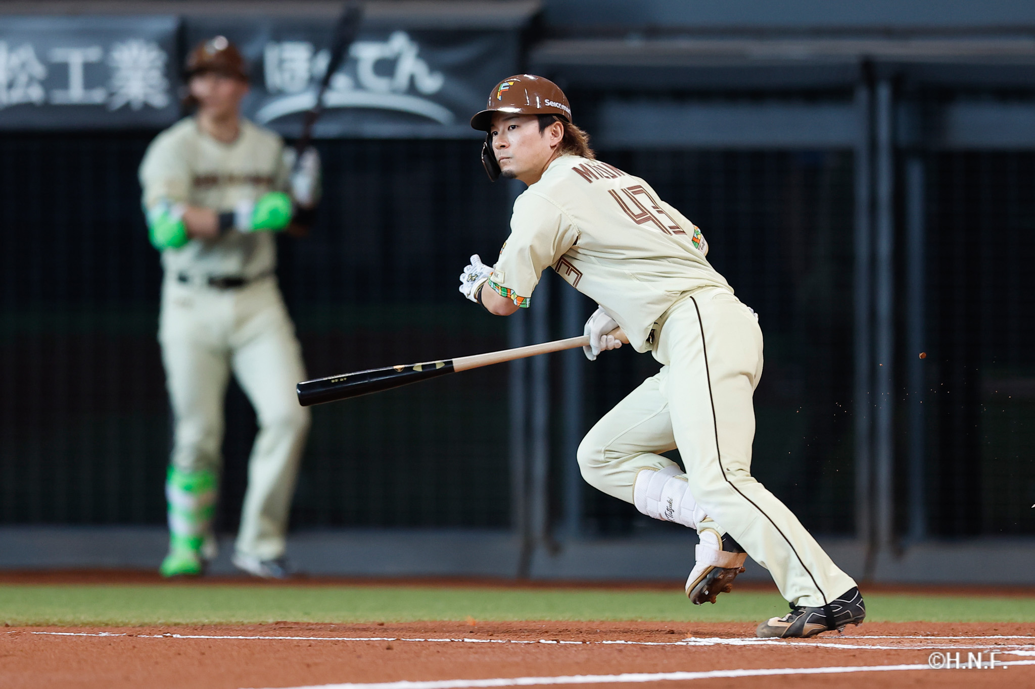 1回裏、水野選手01