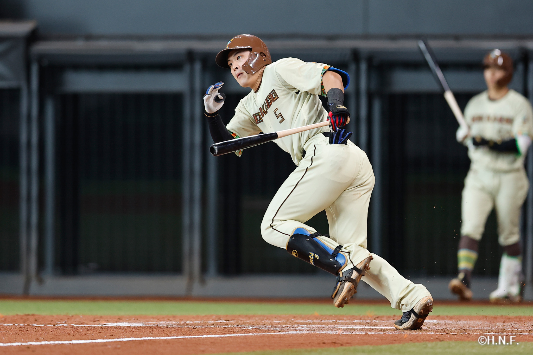 5回裏、野村選手