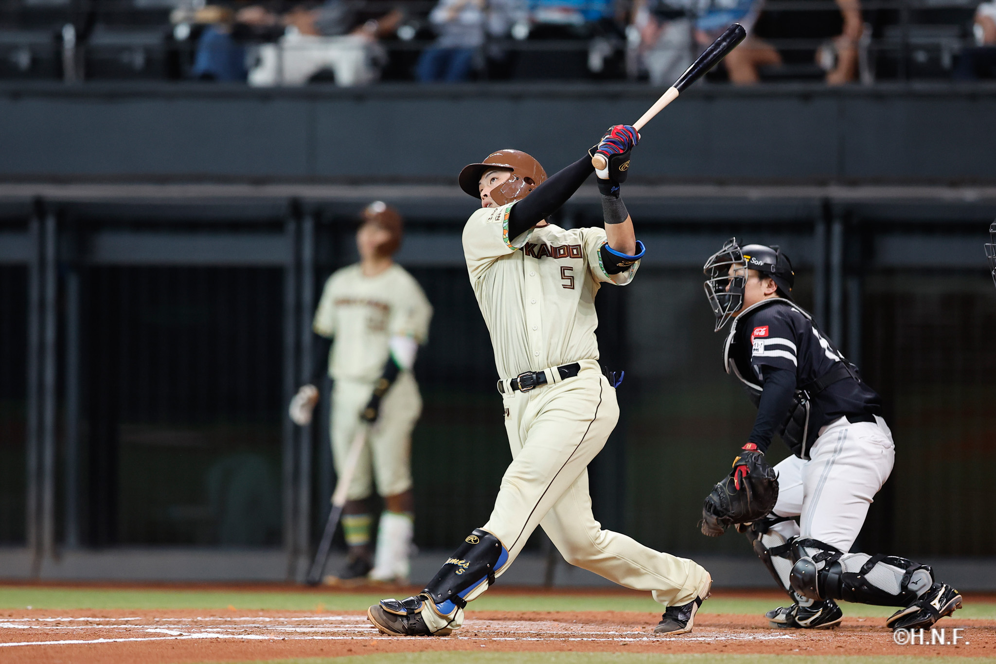 7回裏、野村選手01