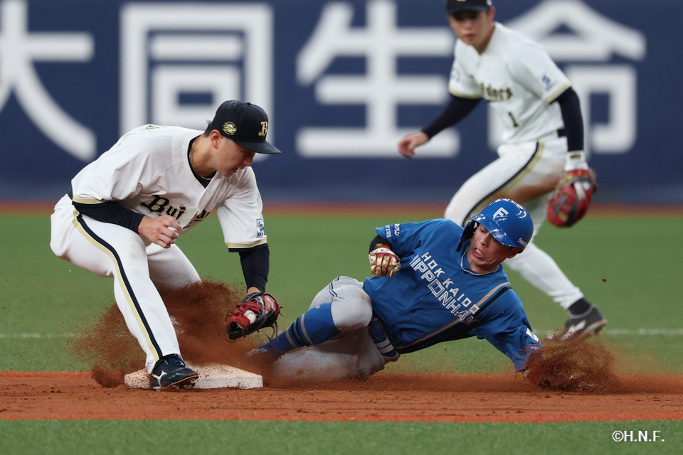 7回表、五十幡選手