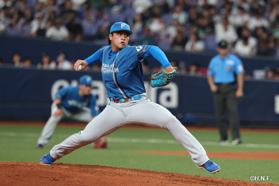 8回裏、孫投手