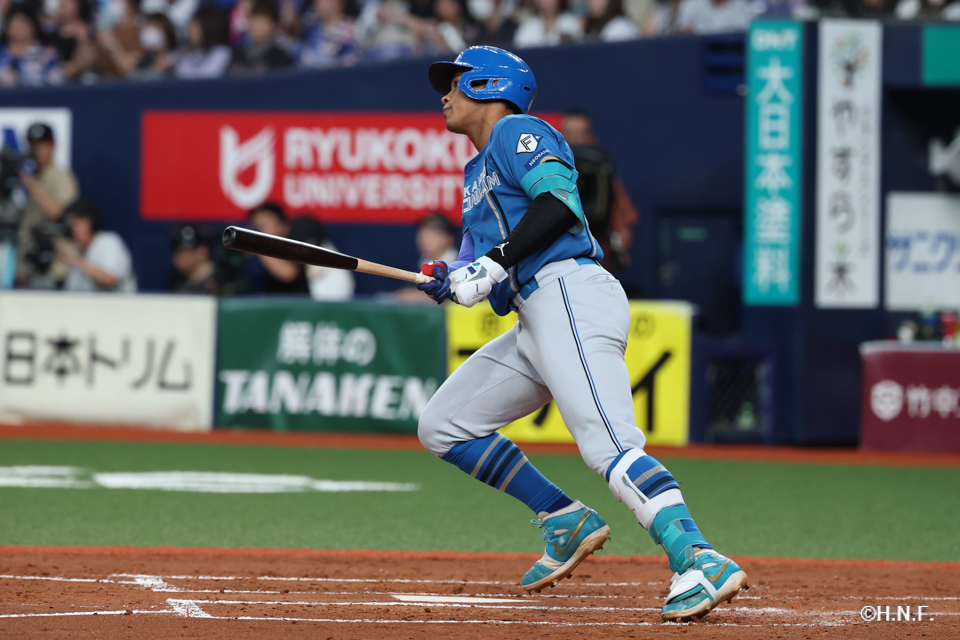 3回表、万波選手