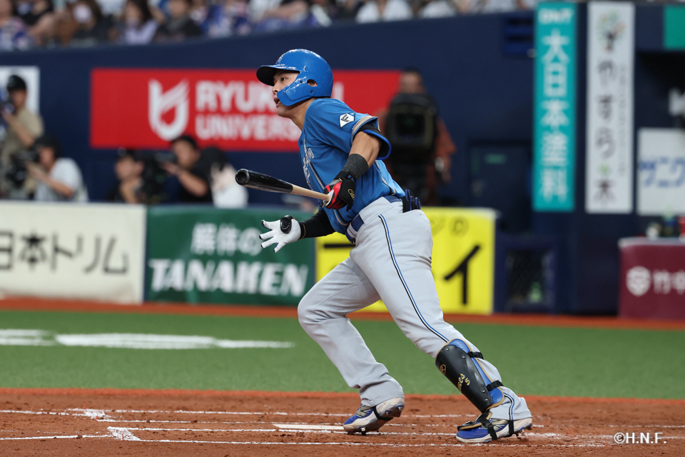 3回表、野村選手