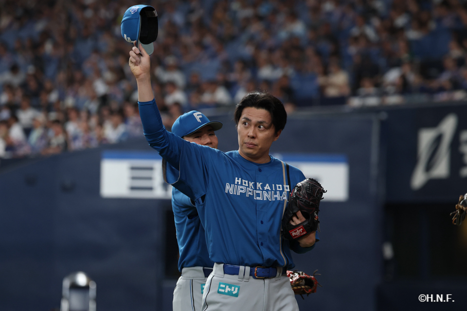 7回裏、田中正義投手02