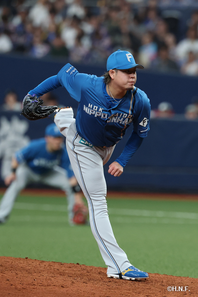 8回裏、堀投手