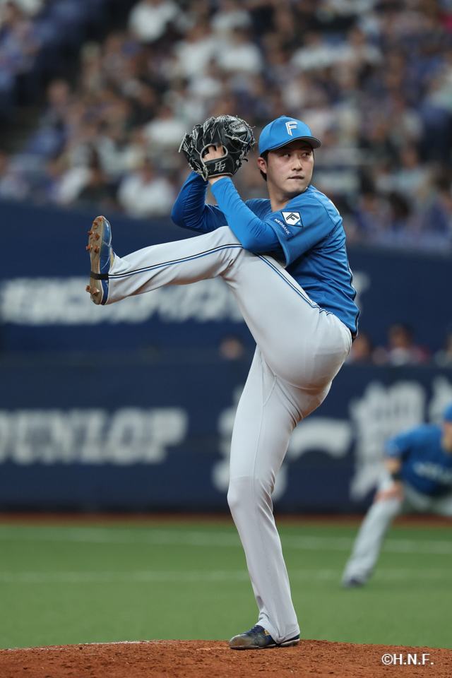 9回裏、柳川投手