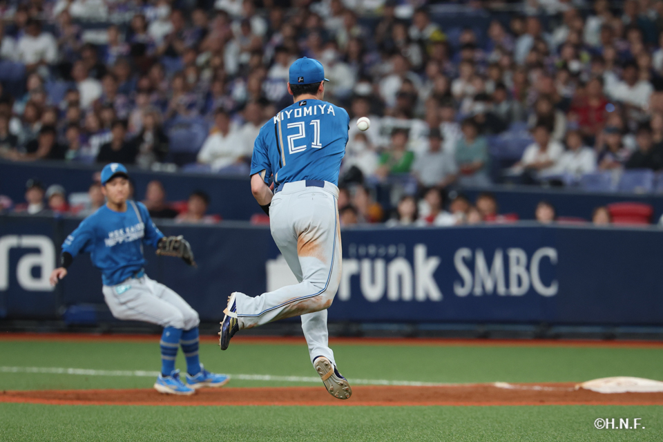3回裏、清宮選手