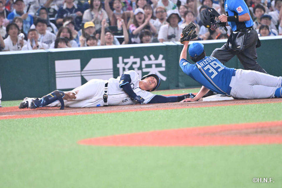 5回裏、有薗選手