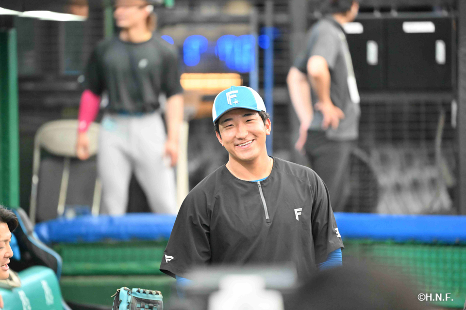 試合前の有薗選手01