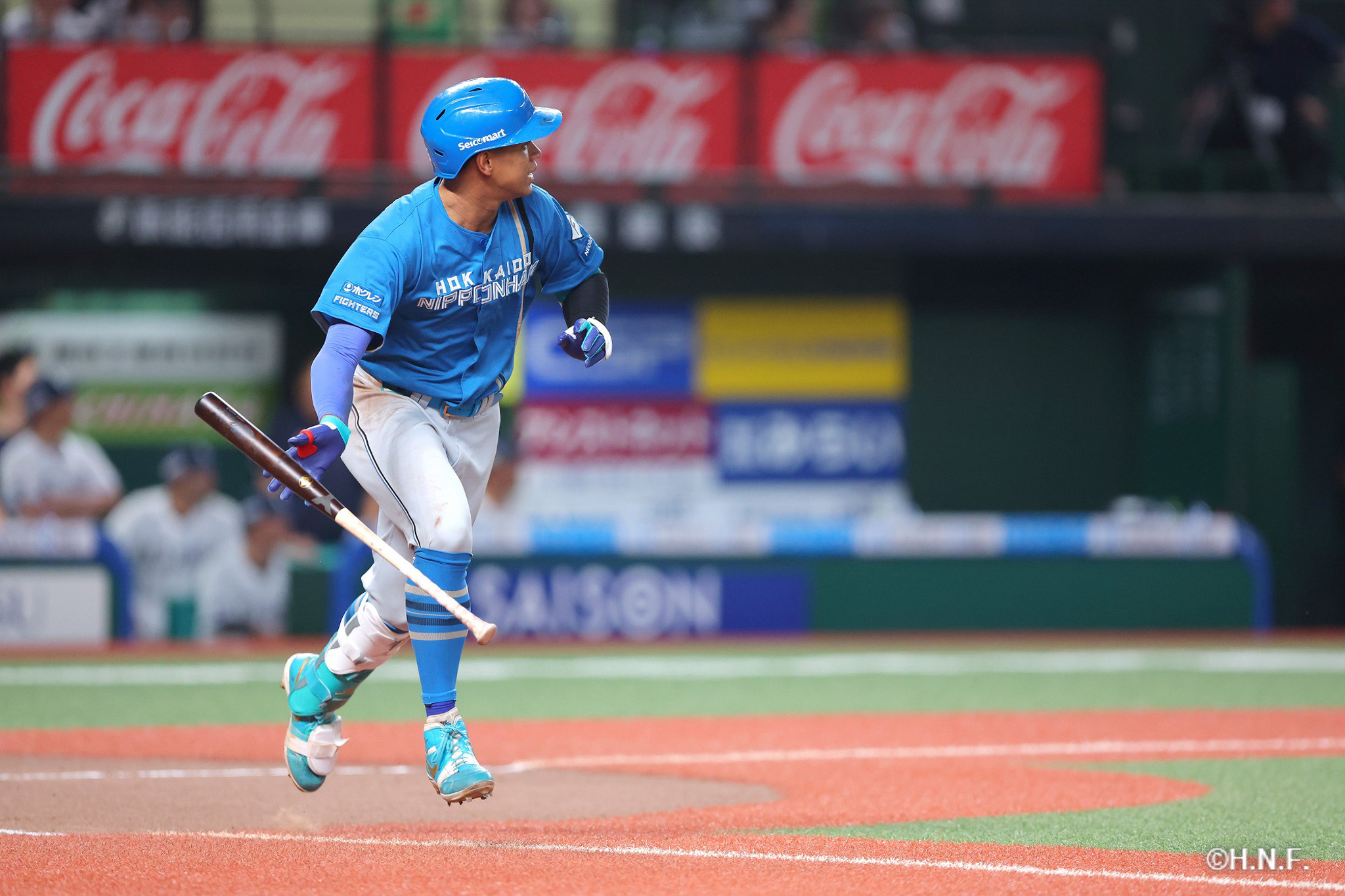 6回表、万波選手02
