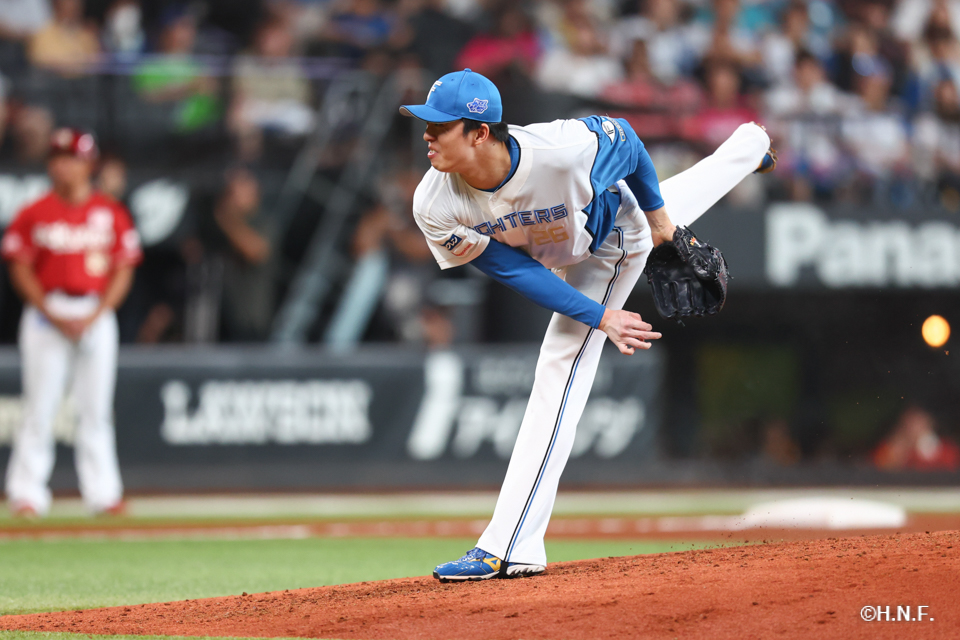 7回表、田中正義投手01