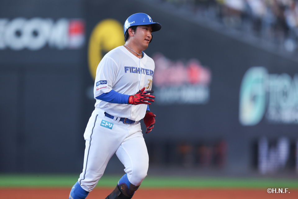 4回裏、有薗選手10