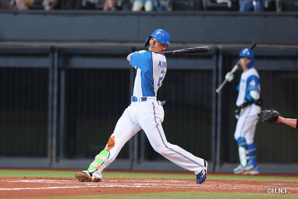 5回裏、清宮選手01