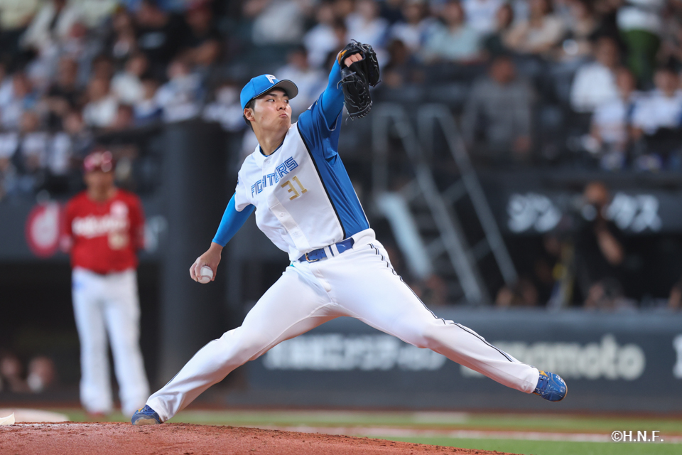 6回表、柴田投手02