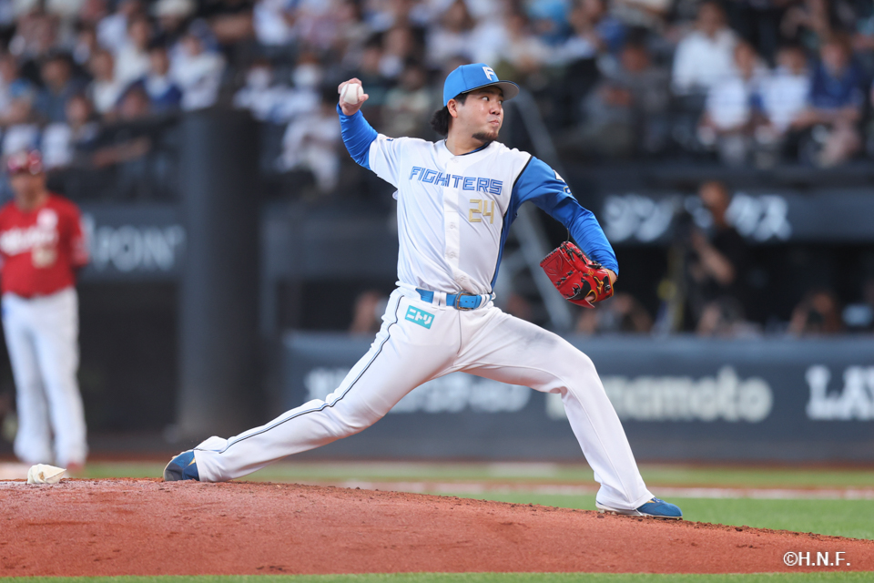 8回表、金村投手
