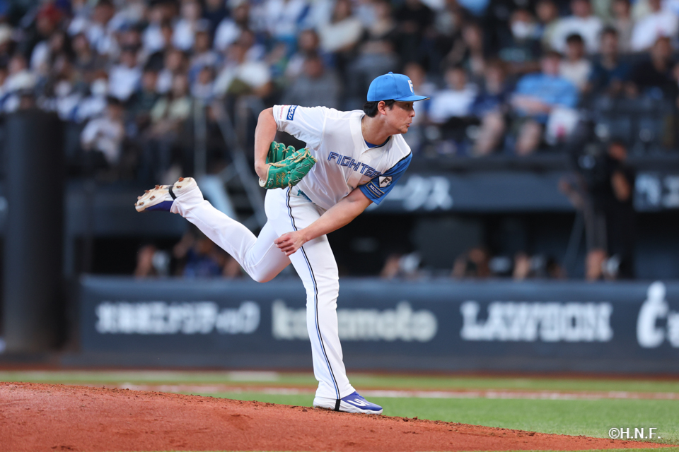 9回表、上原投手01