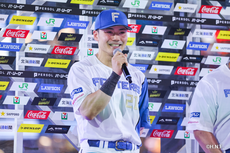ヒーローの清宮選手