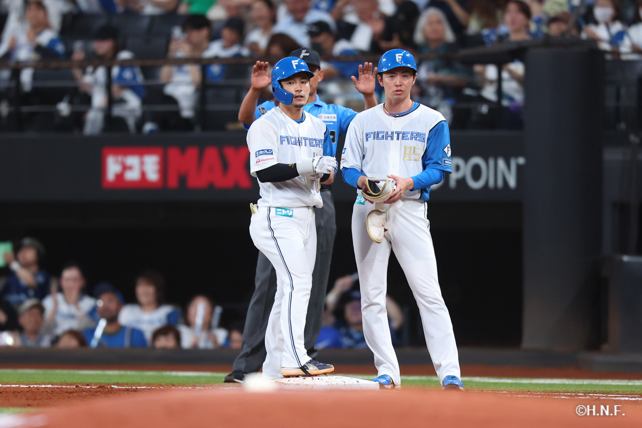2回裏、水野選手