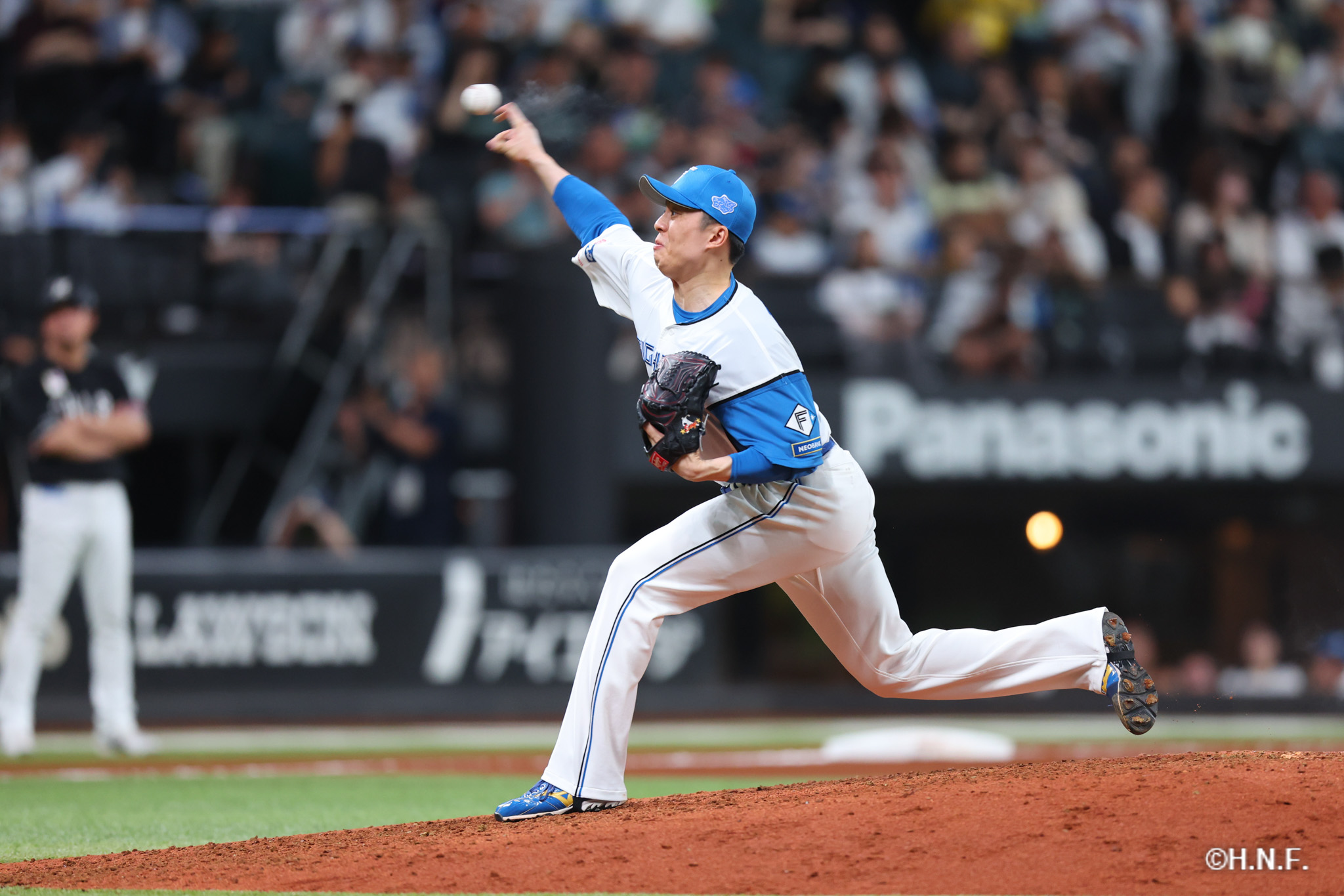8回表、田中正義投手01