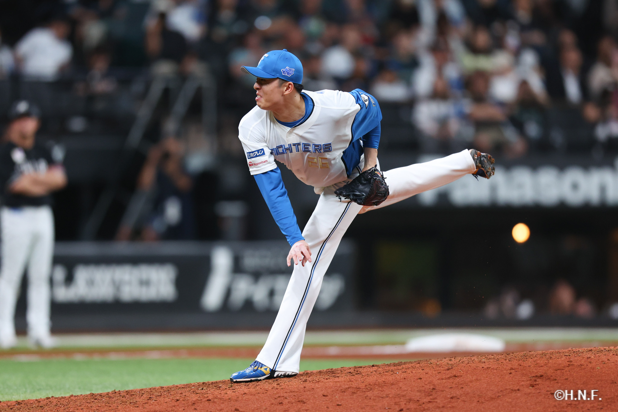 8回表、田中正義投手02