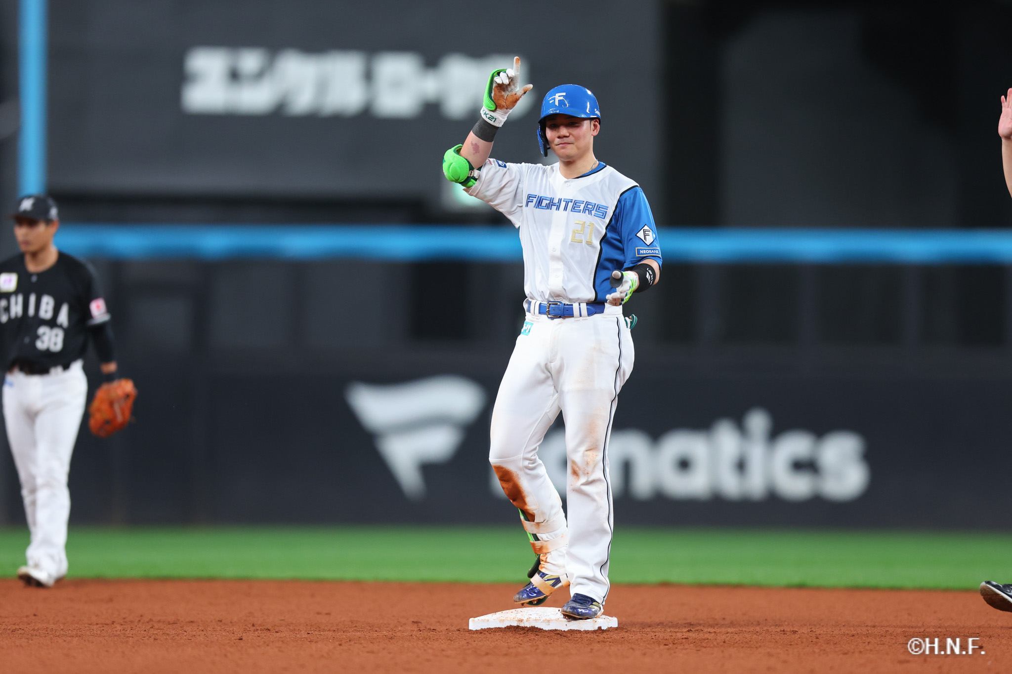 8回裏、清宮選手02