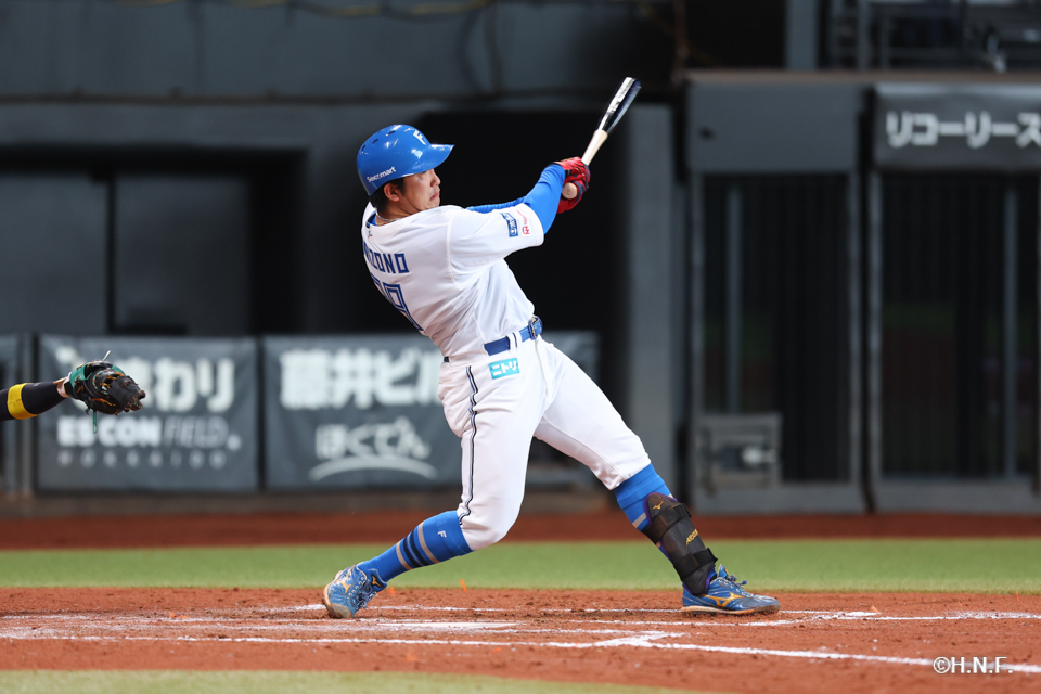 4回裏、有薗選手01