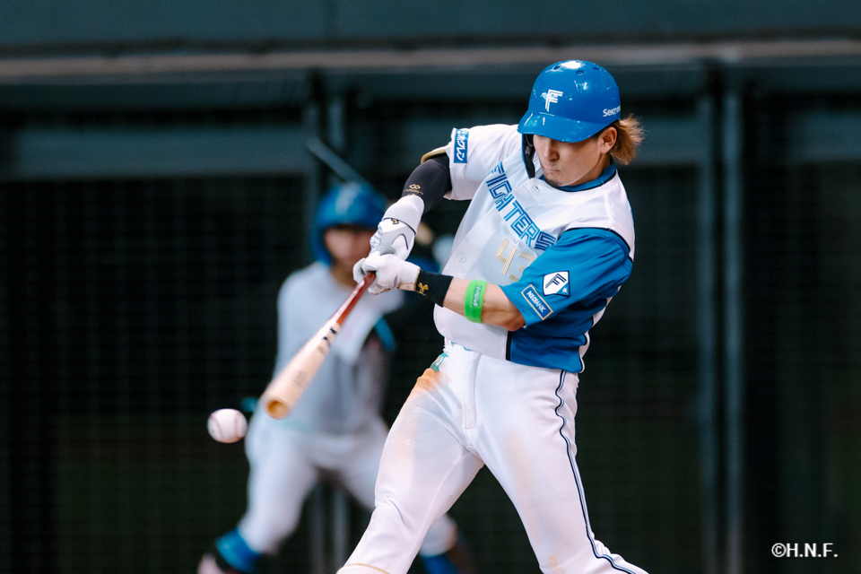 5回裏、水野選手