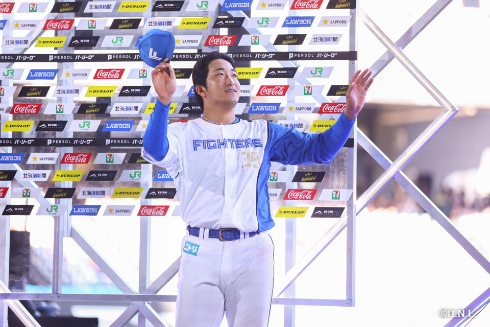 ヒーローの有薗選手