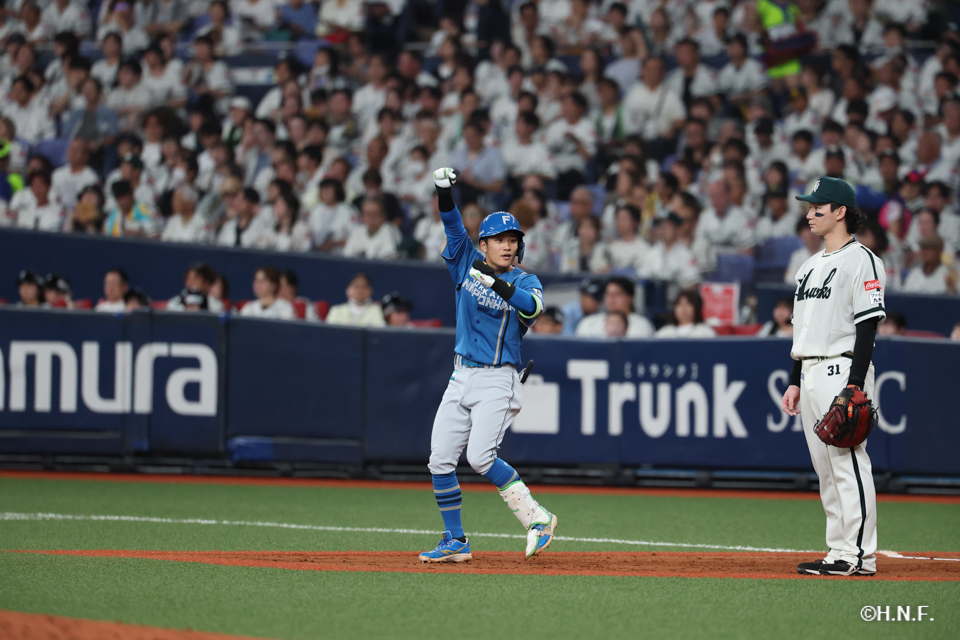 3回表、奈良間選手