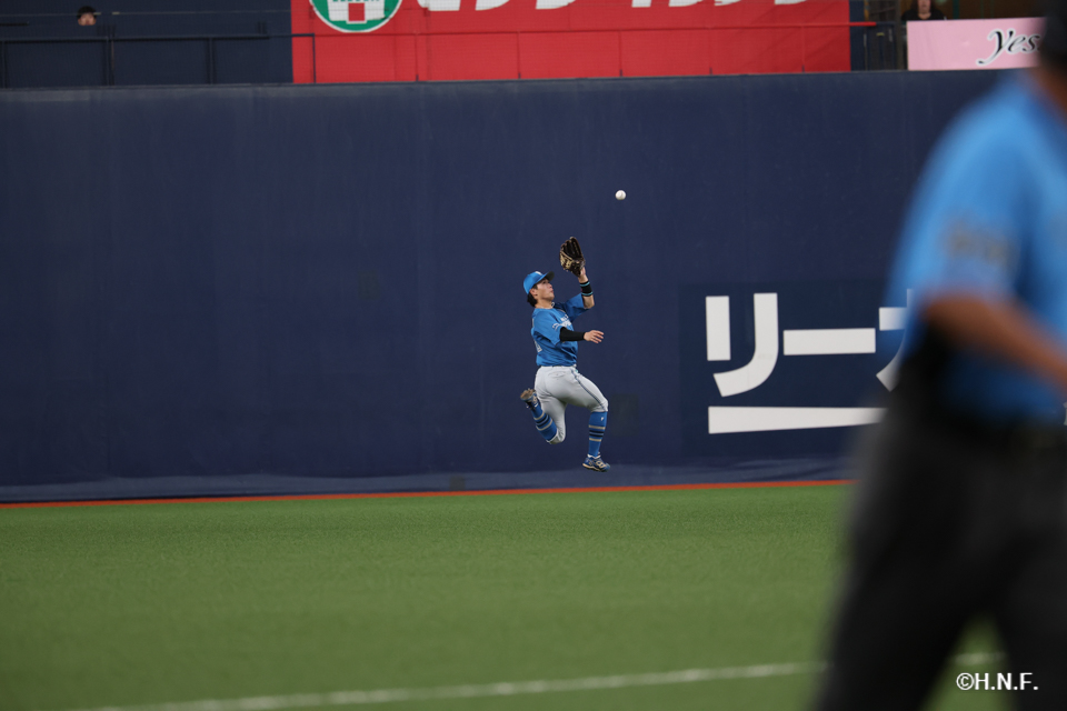 4回裏、細川選手