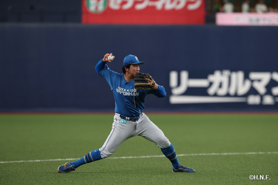 7回裏、有薗選手