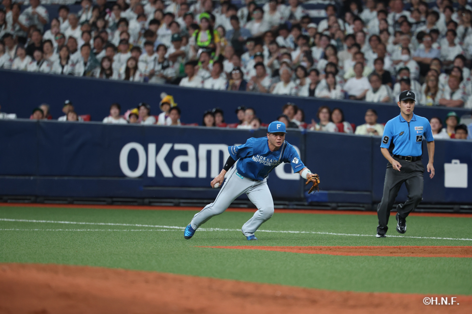 7回裏、郡司選手